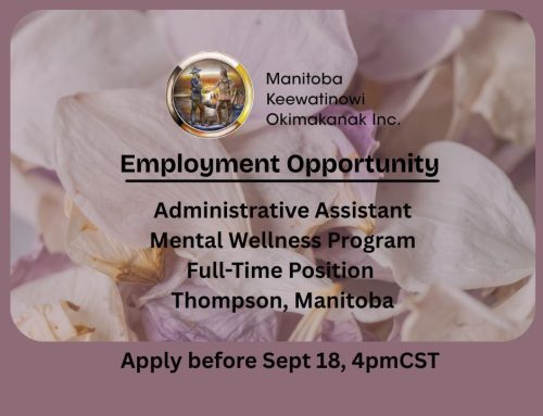 Employment Opportunity: Administrative Assistant, Mental Wellness Program