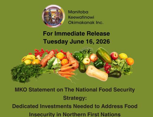 MKO Statement on The National Food Security Strategy: Dedicated Investments Needed to Address Food Insecurity in Northern First Nations